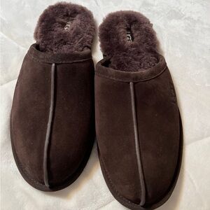 UGG Men's Dark Brown Slip-On Loafers